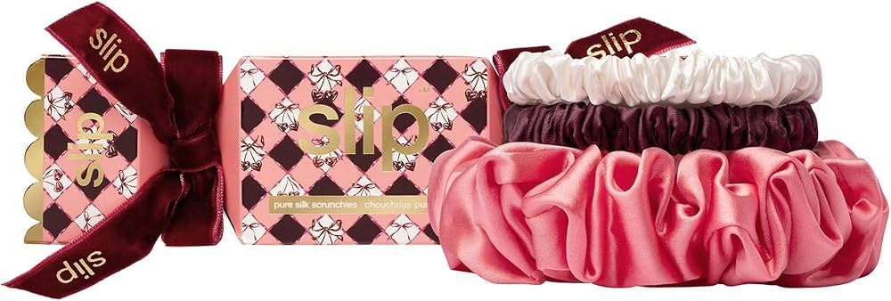slip Assorted Scrunchies in Holiday Cracker Packaging: Anti-Crease, Anti-Breakage Slipsilk™ Des... | Amazon (US)