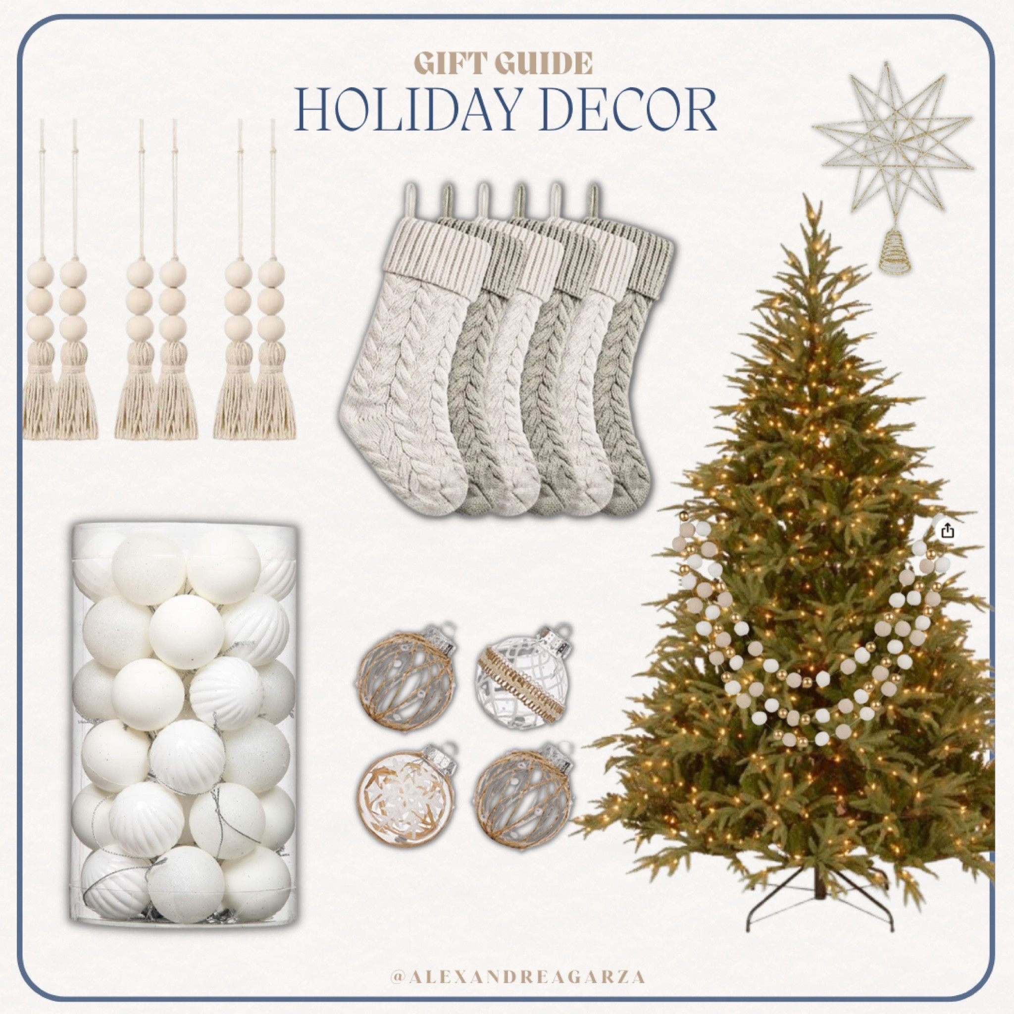 Christmas decor! Neutral finds 

#LTKGiftGuide #LTKHoliday #LTKSeasonal