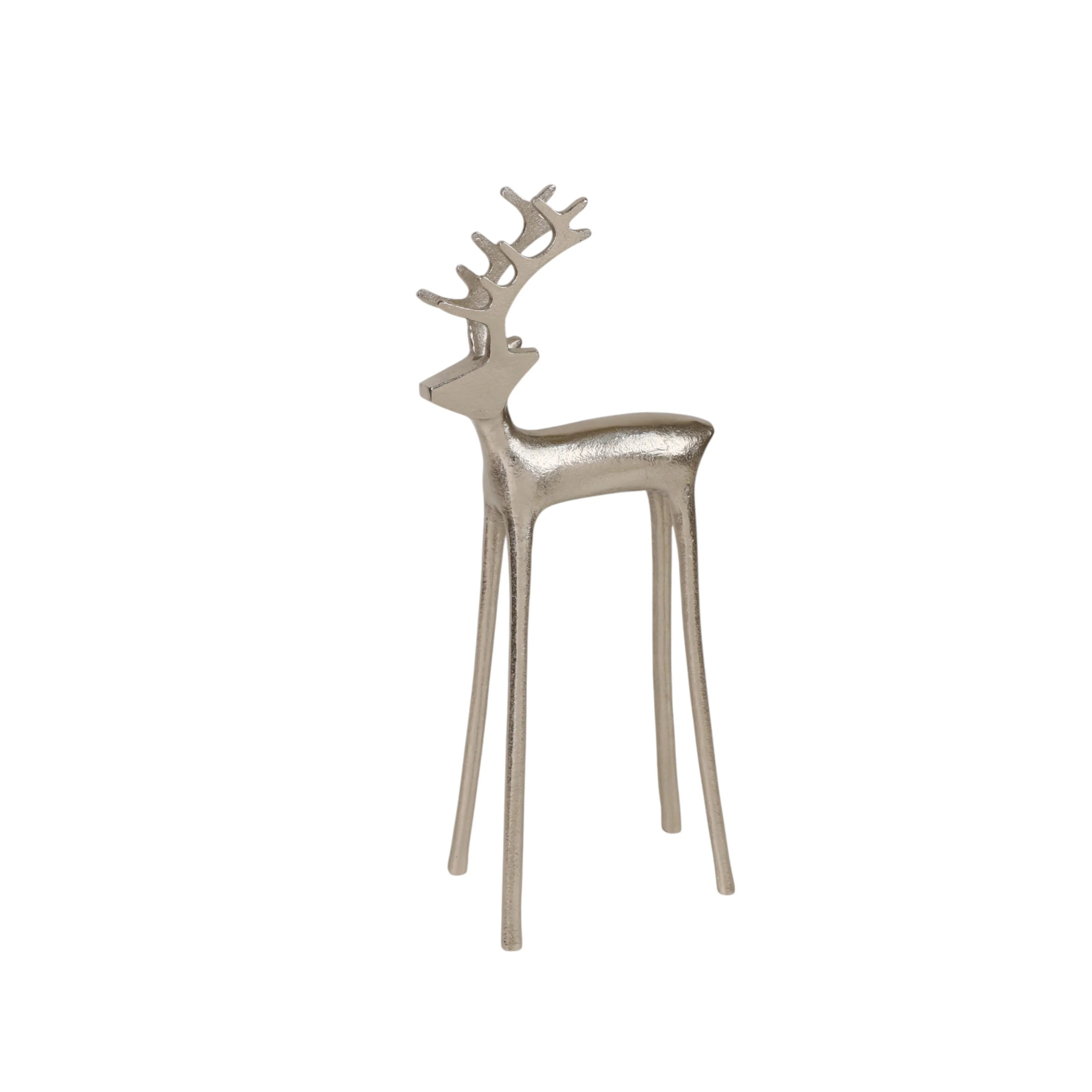 Large Reindeer Christmas Tabletop Decoration, Silver, 16", by Holiday Time | Walmart (US)