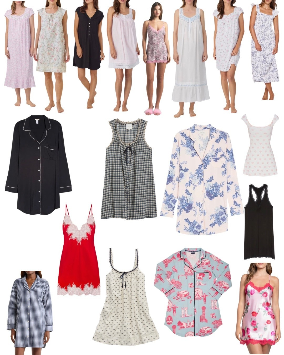 Nightgown INSPO #nightgown #pjs 

#LTKootd