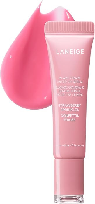 LANEIGE Glaze Craze Tinted Lip Serum: Hydrating Lip Serum for Glossy, Nourished Lips with Plumpin... | Amazon (US)