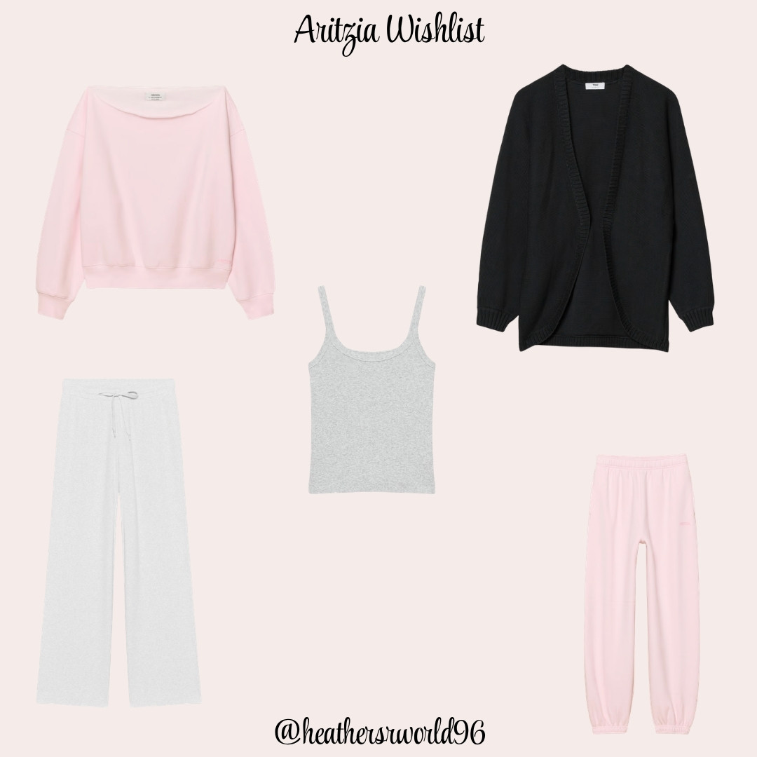 My Current Aritzia Wishlist featuring comfy cozy loungewear, cardigans perfect for the upcoming Autumn weather  

 #LTKuk #LTKsummer #LTKautumn
