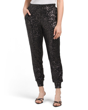 Sequin Joggers | TJ Maxx
