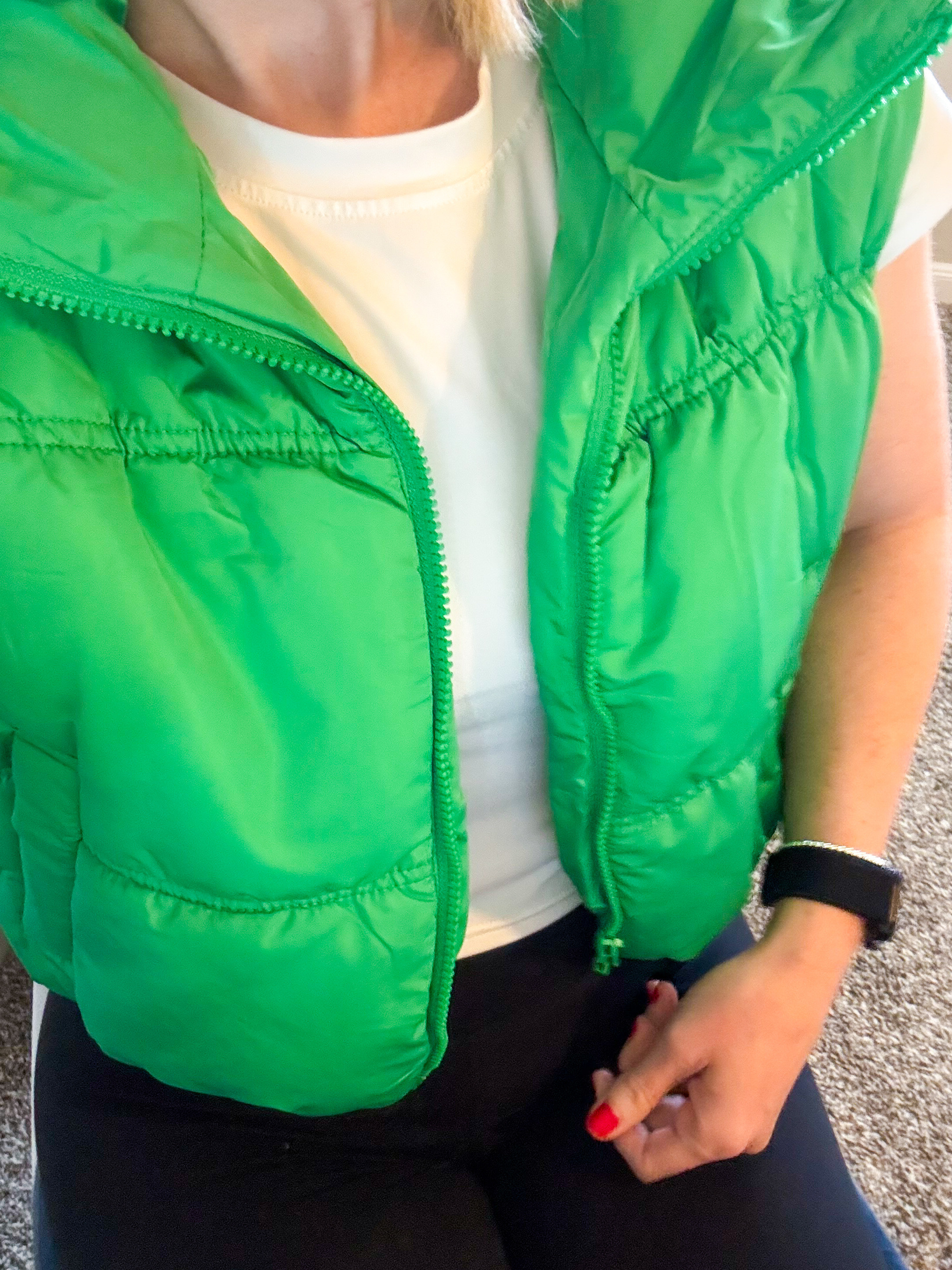 Casual outfit / winter outfit/ fall outfit / sneaker outfit / leggings outfit / mom outfit / 

Wore this outfit for running errands and picking the kids up from school - would also be a good outfit for holiday shopping 

Vest is cozy but not too thick or heavy - perfect for layering 

Tee size small

Cropped vest size small - love the green color especially for the holidays - and makes a good gift for her

Leggings size XS

Nike sneakers 

Linked black purse I’ll carry with me 


#LTKover40 #ltkfitness #ltkitbag #ltkshoecrush #ltksalealert #ltkholiday #ltkgiftguide #ltku #ltkseasonal 

#LTKHoliday #LTKWatchNow #LTKFindsUnder50