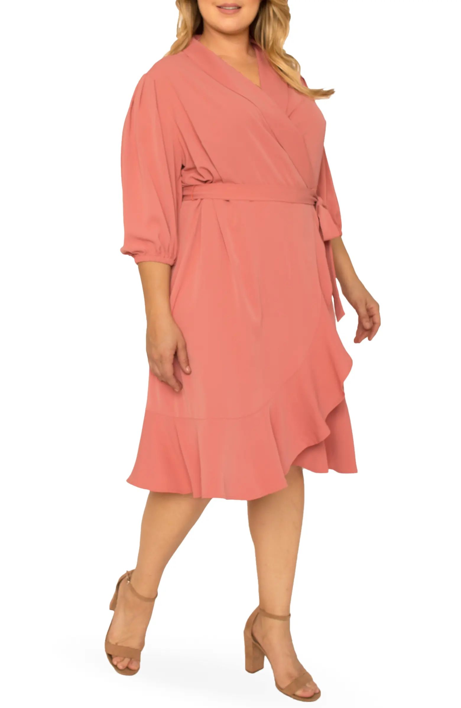 Standards & Practices Kylie Ruffle Wrap Dress | Nordstrom | Nordstrom