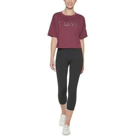 Calvin Klein Womens Tee Top Graphic T-Shirt | Walmart (US)