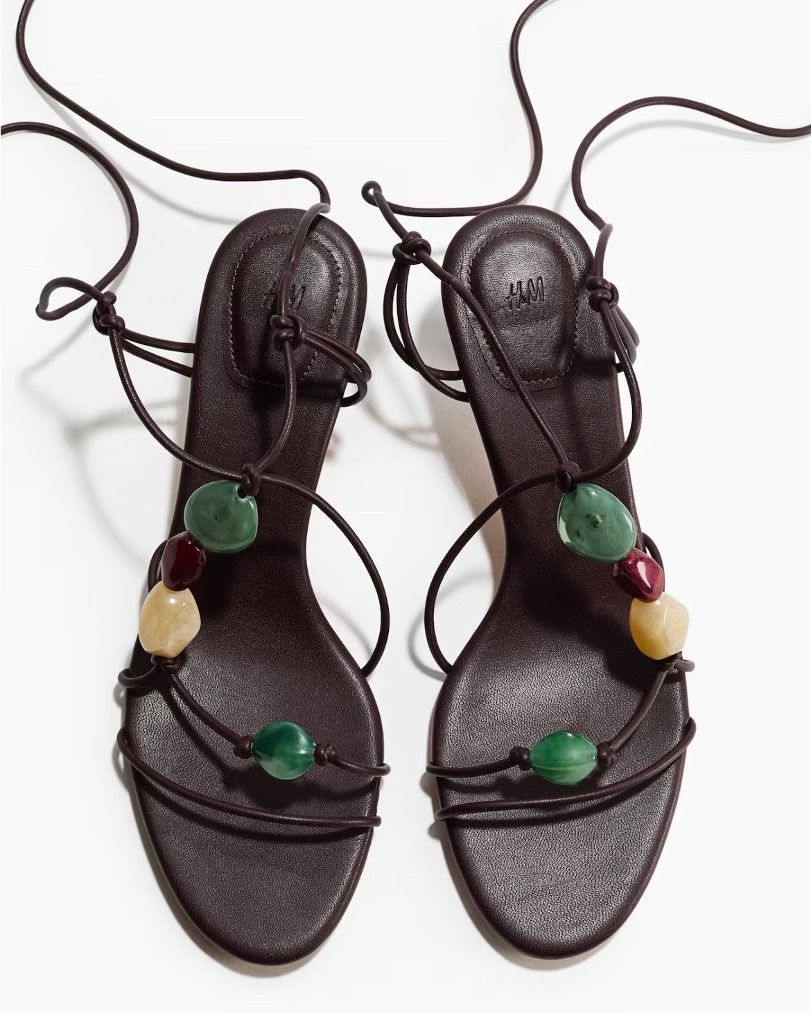 Strappy beaded heeled sandals 

#LTKSeasonal