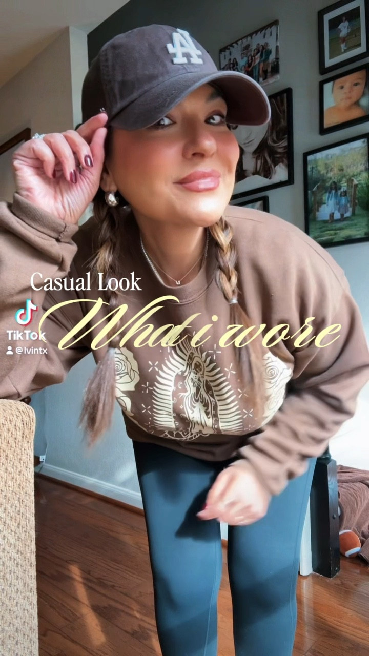 Just a  mom trying to look put together,  loving this sweatshirt from @MiVidaBoutique and living in these Halara leggings. Cozy, comfy, and mom-life approved.

#LTKActive #LTKmomlife #LTKOver40