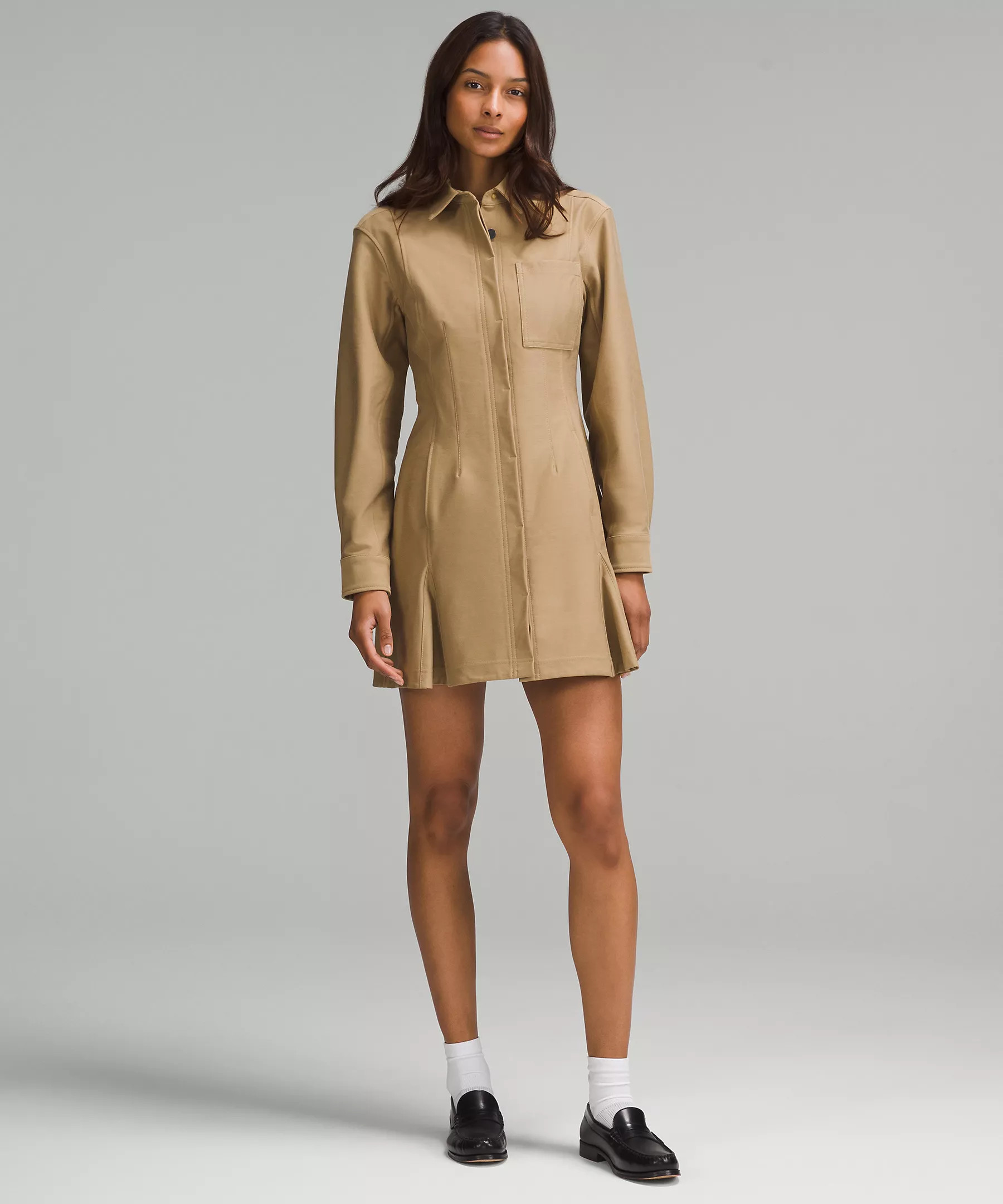 Utilitech Twill Utility Shirt Dress | Lululemon (US)
