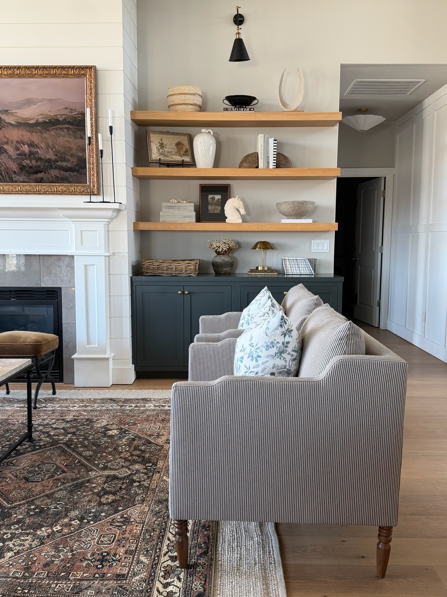 A side view of my new chairs 😍 the arm detail on these is absolutely beautiful. I love the subtle curve and tiered style. A small detail that elevates these chairs even more! 

#LTKHome