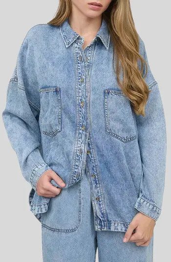 Blu Pepper Denim Button-Up Shirt | Nordstromrack | Nordstrom Rack