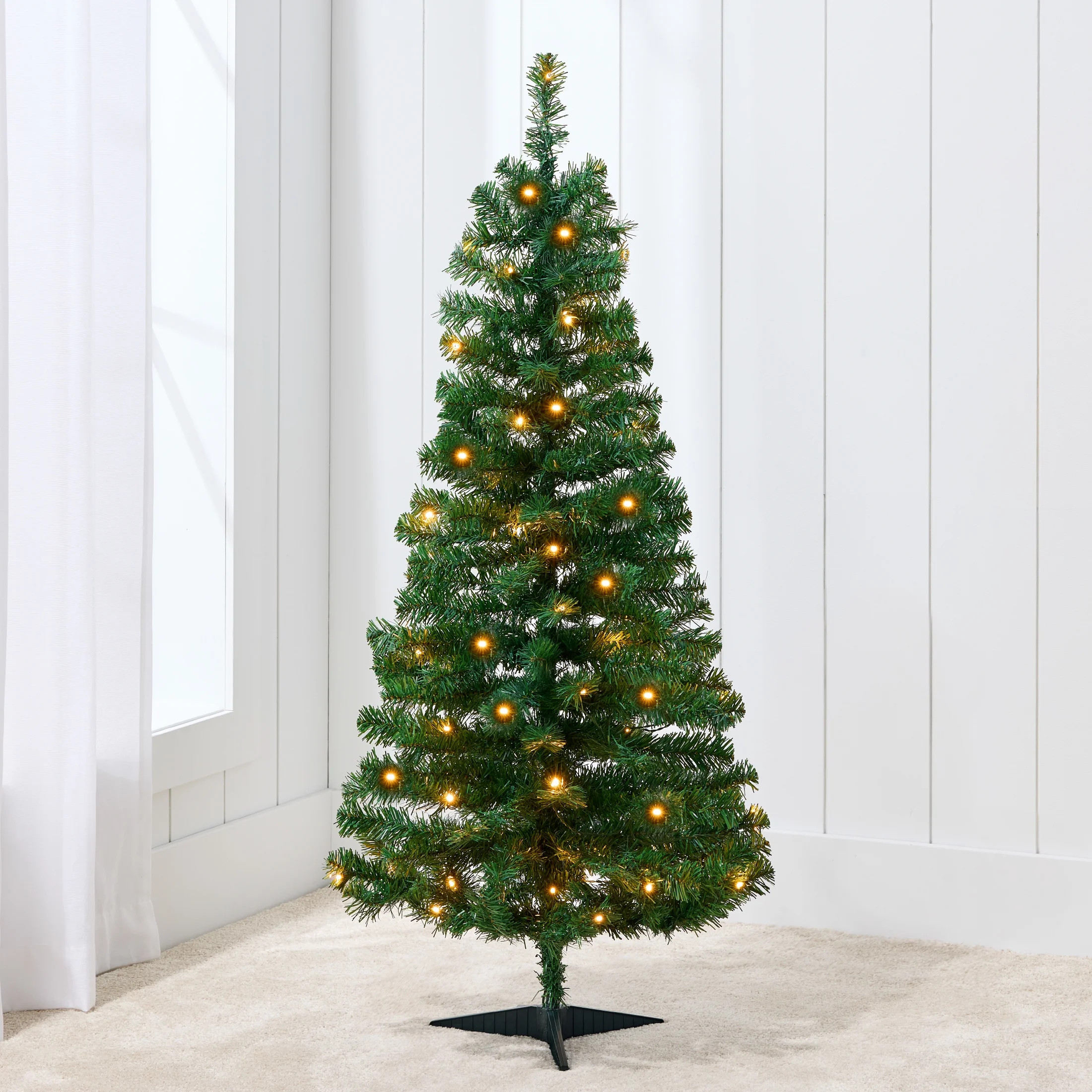 Best Choice Products 4ft Prelit Colored Christmas Tree, Artificial Tree Holiday Decor w/ LED Ligh... | Walmart (US)