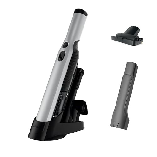 Shark WANDVAC Cordless Hand Vac, Lightweight, Versatile and Portable at 1.4 lbs., Powerful Suction, Charging Dock, One-Touch Empty, New Furfins Tool & Crevice Tool for Pet & Home, Gray, WV201WH | Amazon (US)