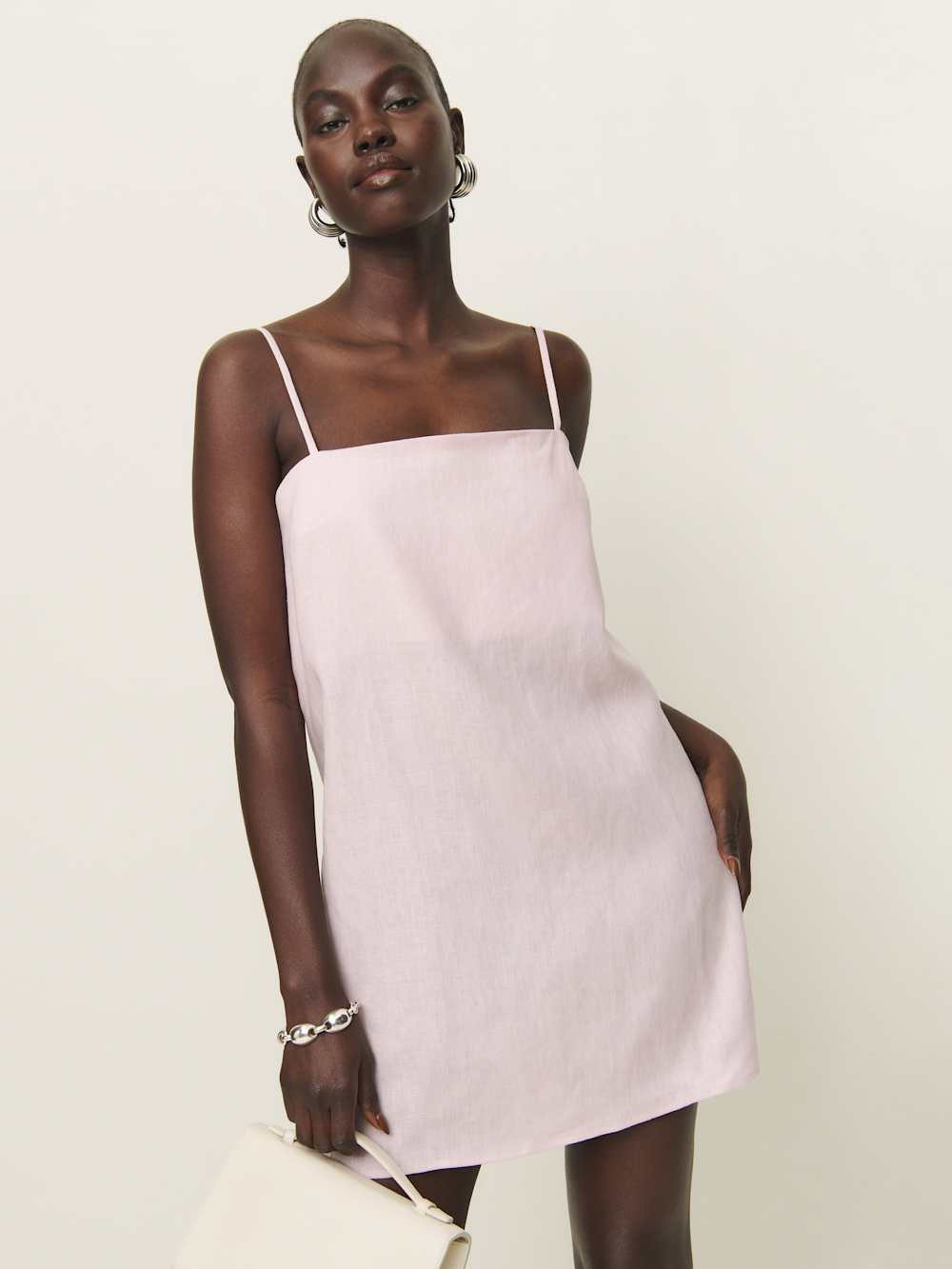 Aubree Linen Dress | Reformation (Global)