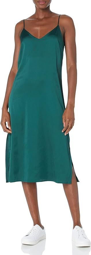 The Drop Women's Ana Silky V-Neck Midi Slip Dress       Add to Logie | Amazon (US)