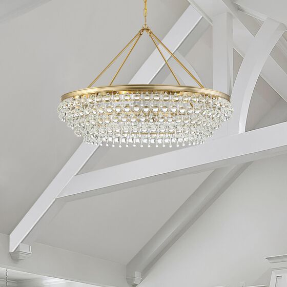 Calypso 40 Inch 8 Light Chandelier by Crystorama | Capitol Lighting 1800lighting.com