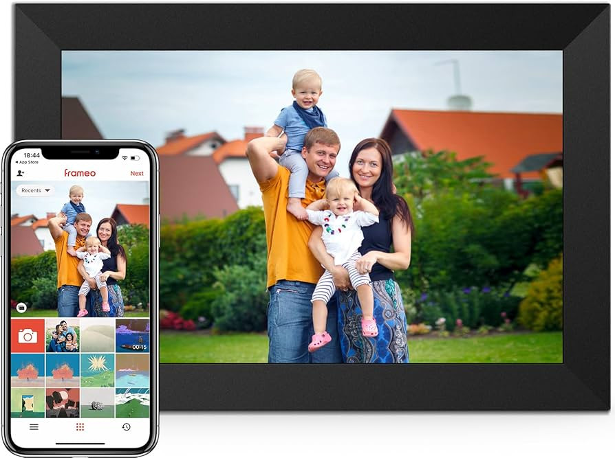 WiFi 10.1'' Digital Picture Frame with 1280x800 Resolution, Touchscreen Digital Photo Frame Share... | Amazon (US)
