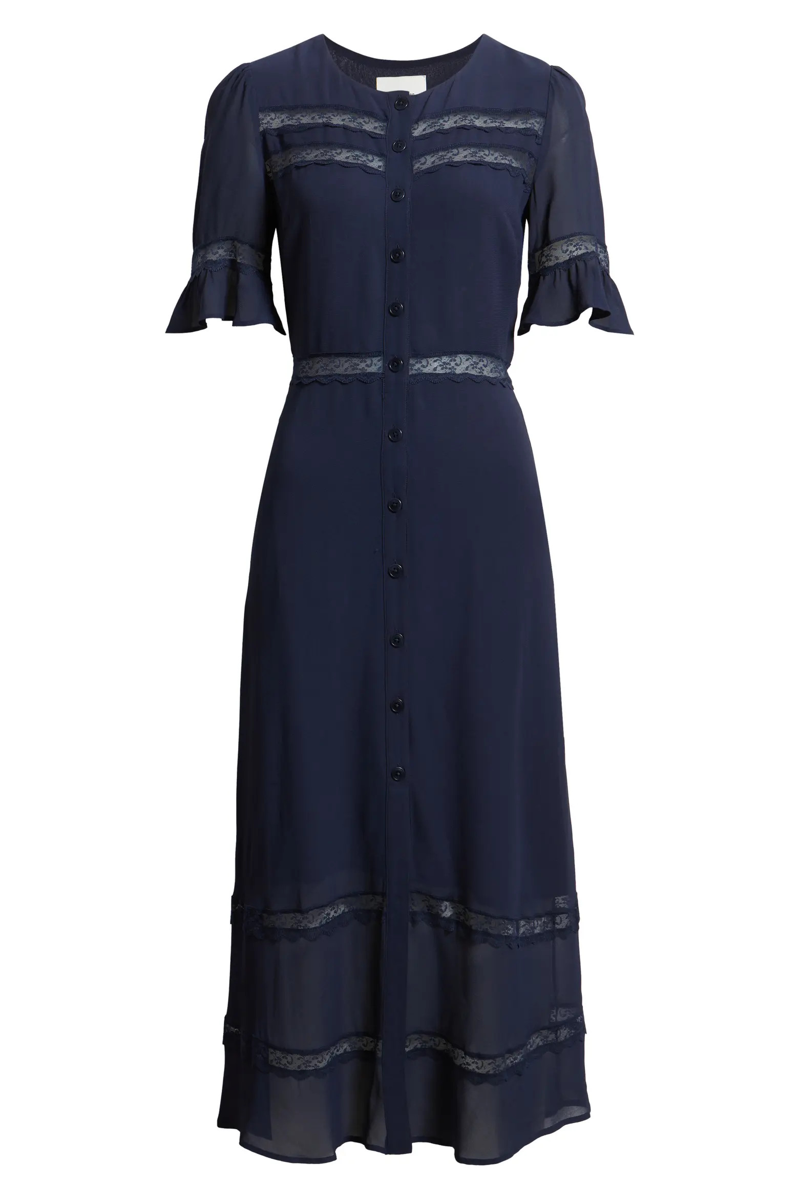 Woodson Lace Detail Shirtdress (Women) | Nordstrom | Nordstrom
