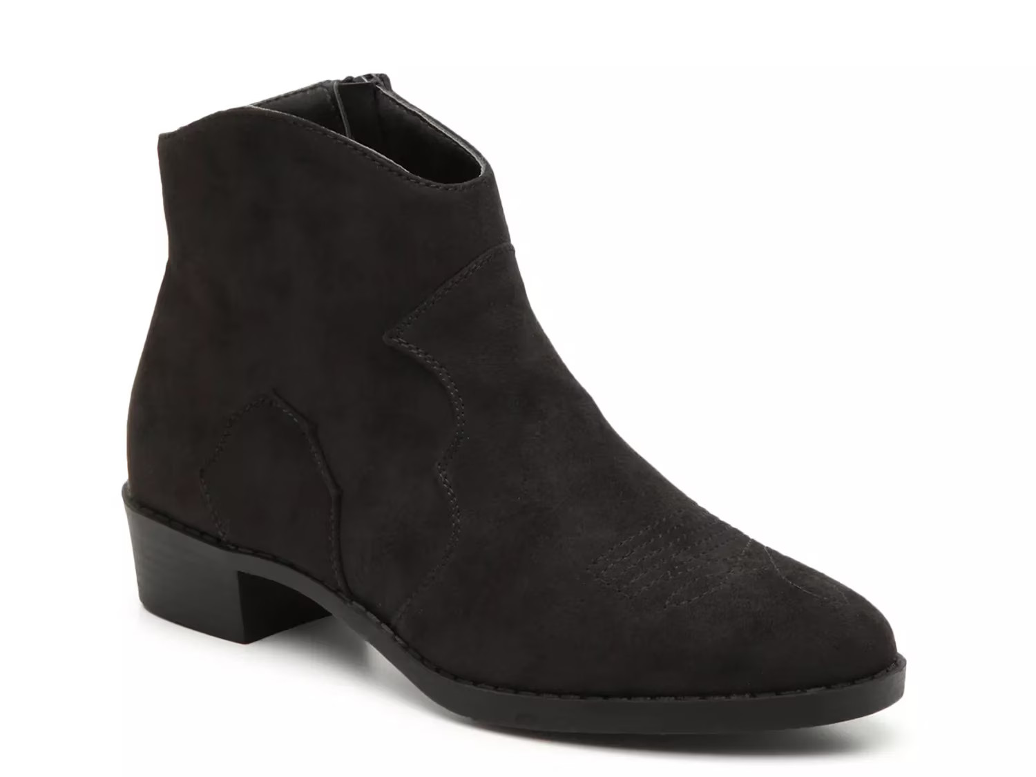 London Rag Linda Western Bootie - Women's - Black - Bootie Western | DSW