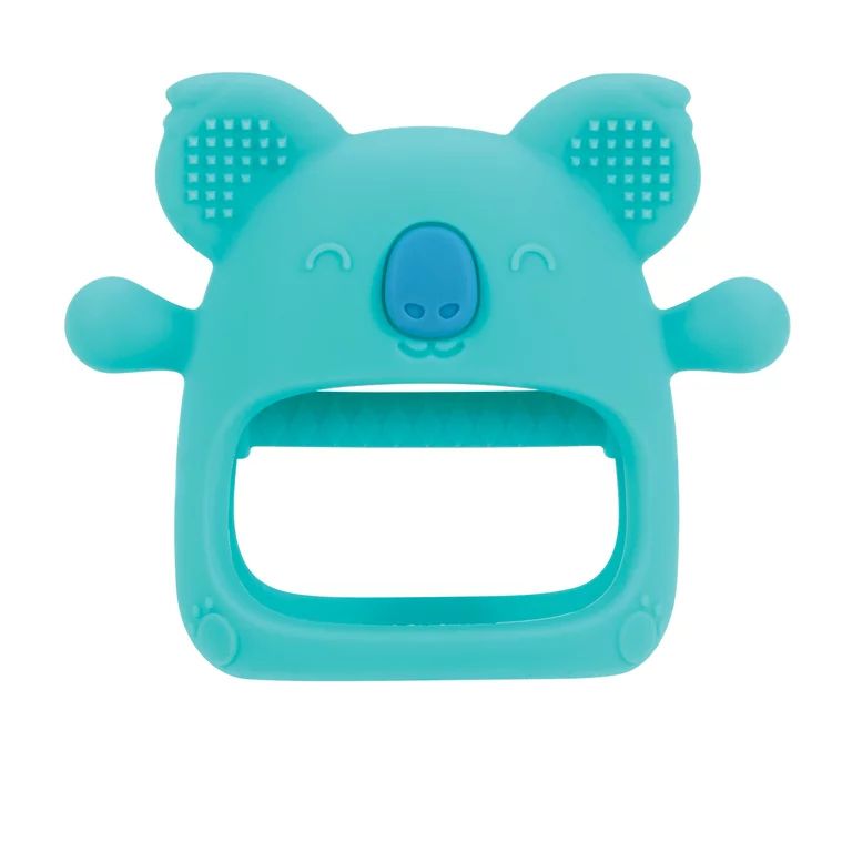 Nuby Silicone Wrist Teething Mitten for Babies, Blue Koala Design | Walmart (US)