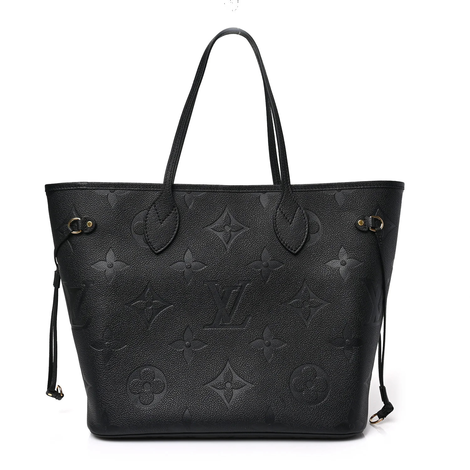 Empreinte Monogram Giant Neverfull MM Black | FASHIONPHILE (US)