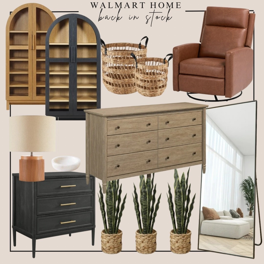 Walmart Home - trending favorites back in stock! Select items on SALE! 🏡🌟


#walmart home
#walmart finds
#trending Walmart
#back in stock
#walmart sale
#home sale
#home decor
#design inspo
#family room
#living room 
#faux plants
#snake plant 
#faux leather chair
#reclining chair
#black side table
#bedroom dresser
#pottery barn dupe
#table lamps
#ring dish
#key dish
#rectangular standing mirror
#woven baskets
#modern organic 
#flash sale
#swivel chair
#rocking chair
#nightstand
#affordable home decor
#black and gold dresser
#arched cabinet
#accent cabinet
#light honey 

#LTKHome #LTKCyberWeek #LTKSaleAlert