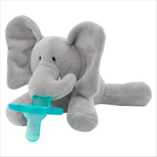WubbaNub Elephant Pacifier - Gray