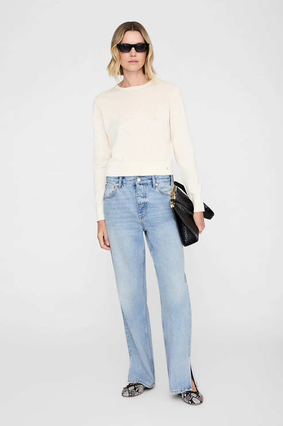 Moni Crop Sweater | Anine Bing