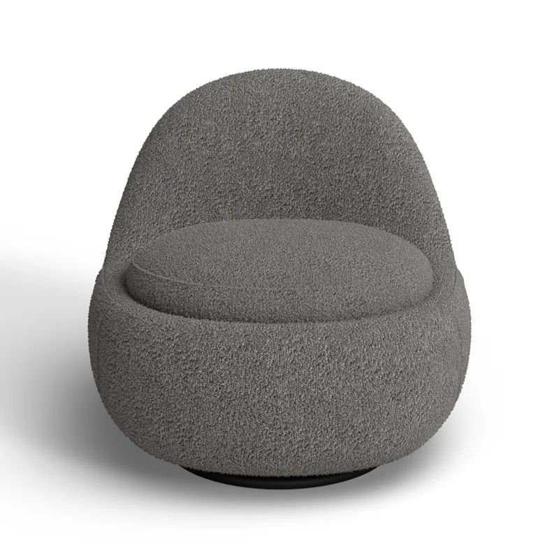 Arc Upholstered Swivel Accent Chair | Wayfair North America