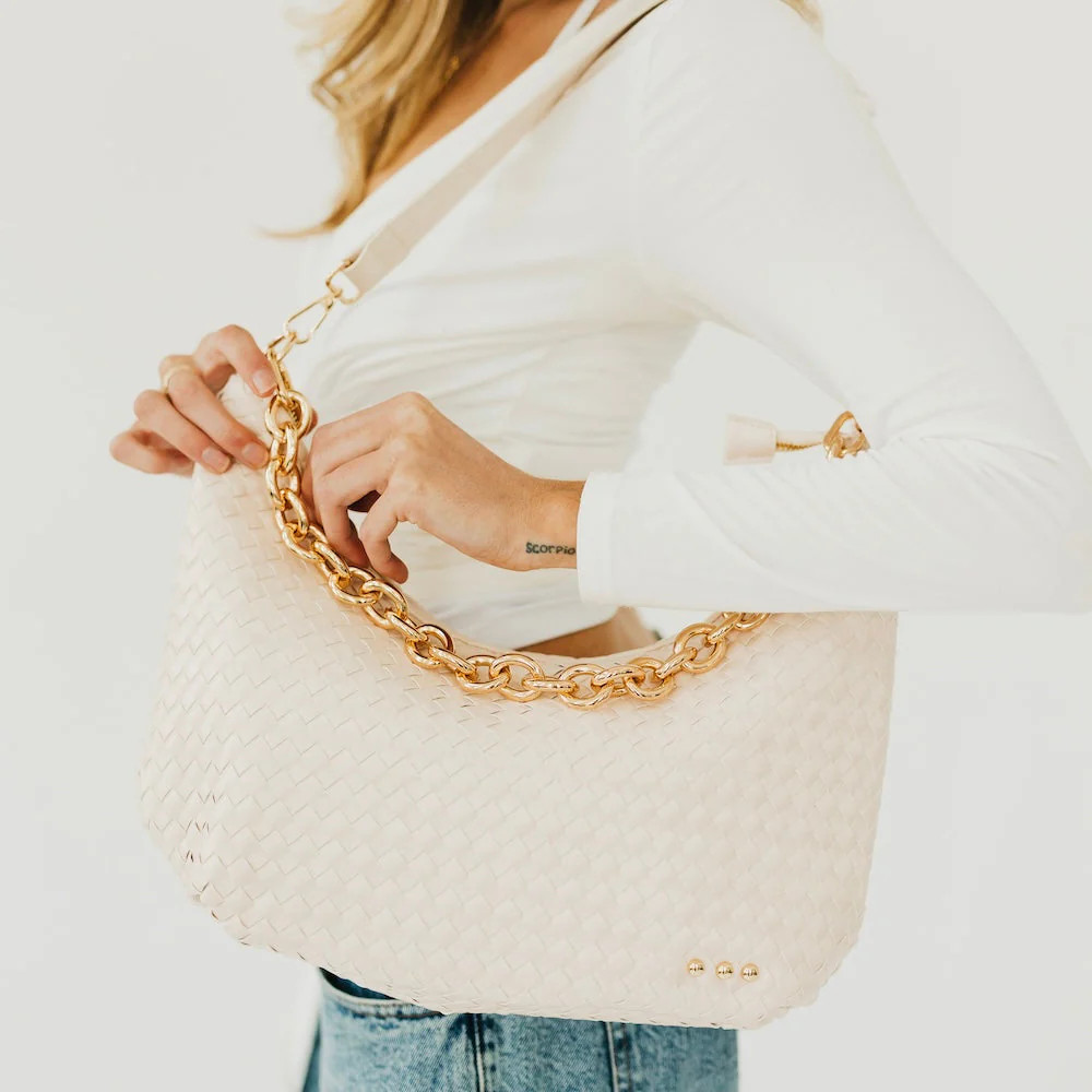 Sienna Slouchy Woven Shoulder Bag - NEW COLORS! | Pretty Simple
