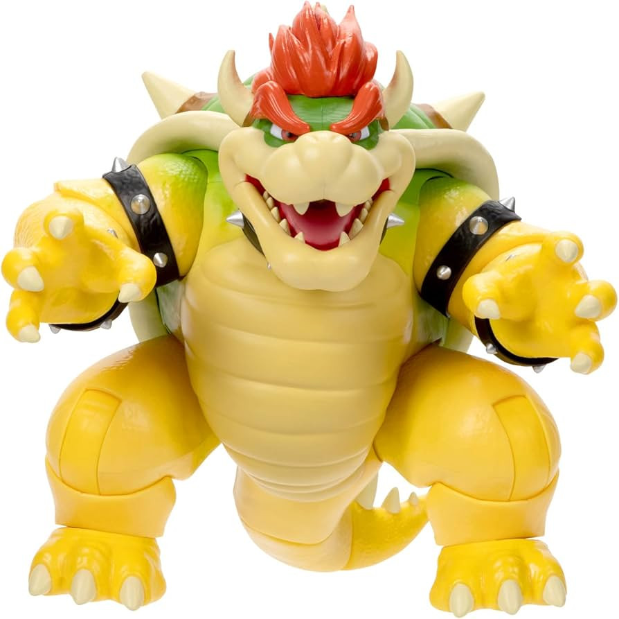 THE SUPER MARIO BROS. MOVIE 7-Inch Feature Bowser Action Figure with Fire Breathing Effects | Amazon (US)