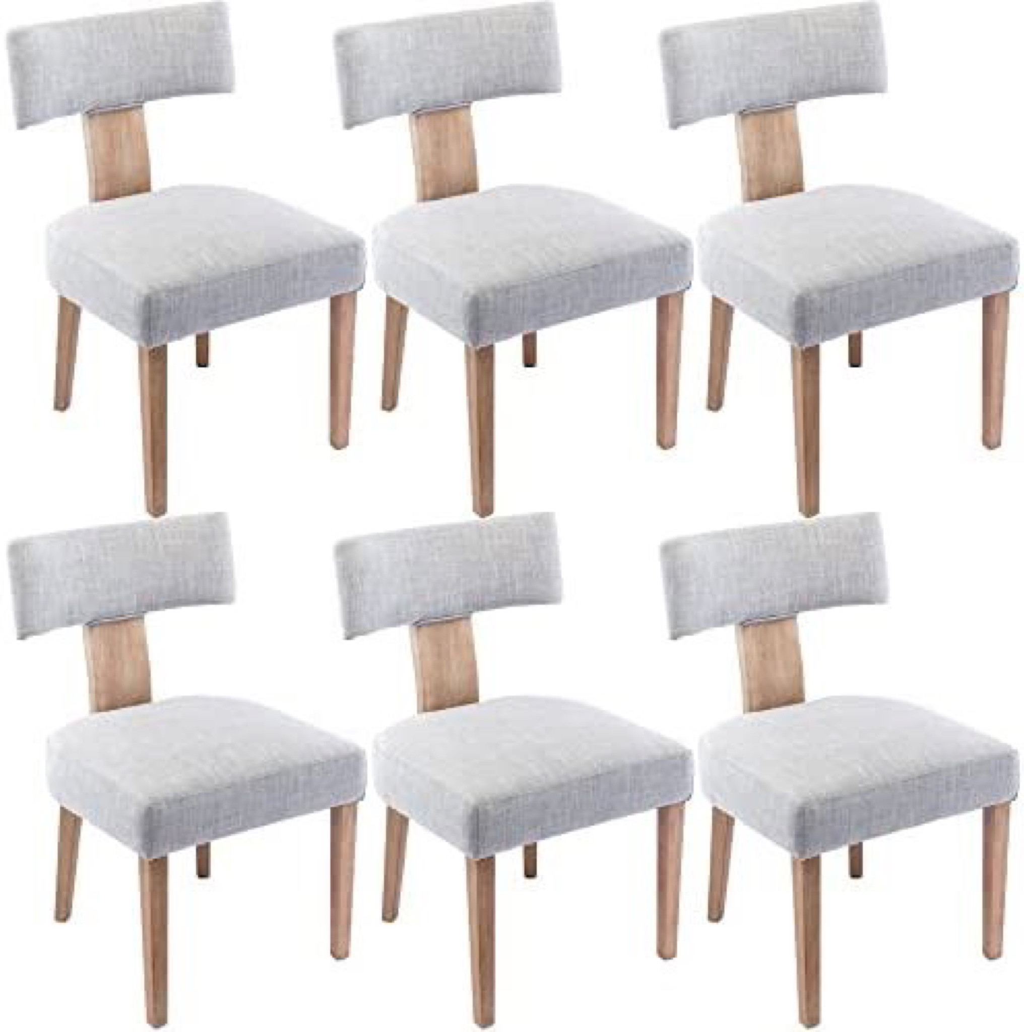 Upholstered linen dining chair. Comes in set of 2 or set of 6. Wood and linen dining chair. Mid-century modern dining chair. 



#LTKstyletip #LTKsalealert #LTKhome