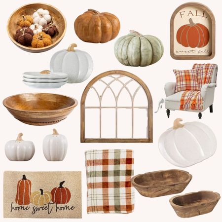 Ready to elevate your home with cozy fall decor! From neutral and warm fall colors, your home will be ready in no time. | Fall Home Decor | Neutral Fall Decor | Cozy Fall Home | Fall Pumpkin Plates | Pumpkin Salt and Pepper Shakers | Wooden Bowls | Pumpkin Vase Filler | Fall Inspired Home | Fall Home Outdoor Rug | Cozy Fall Blankets | Sherpa Pumpkins 

#LTKhome #LTKSeasonal