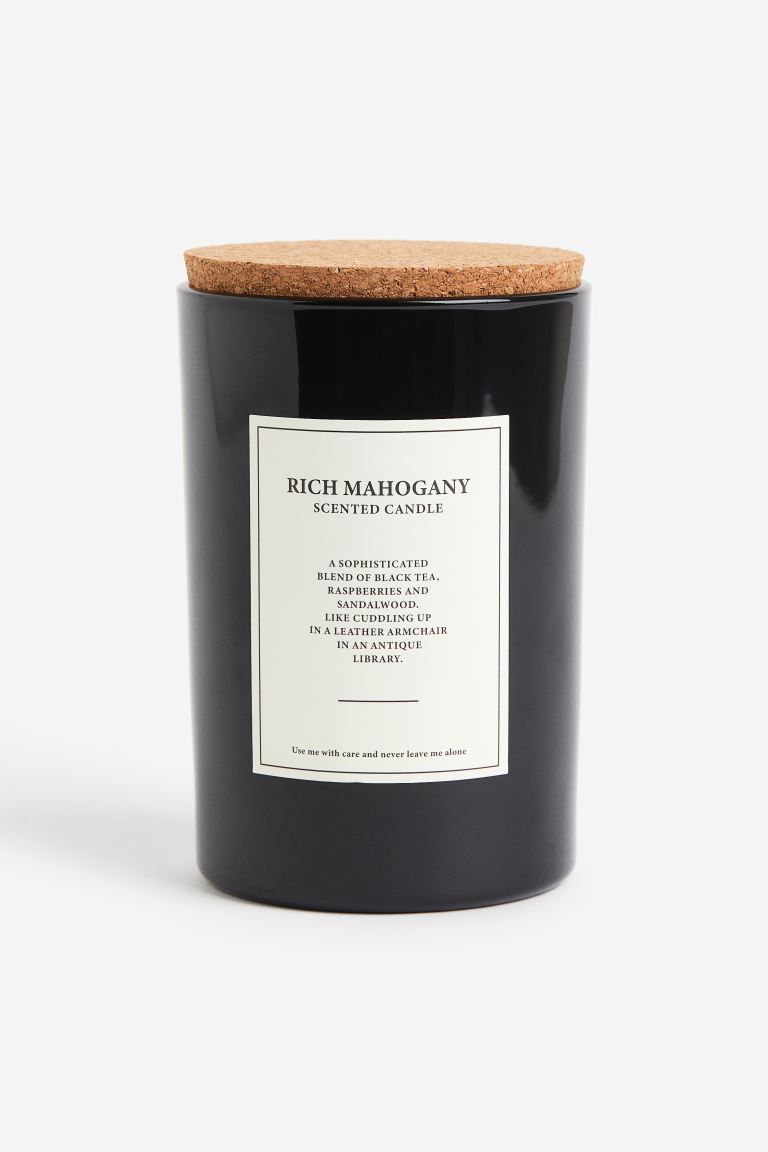 Large Cork-lid Scented Candle | H&M (US + CA)