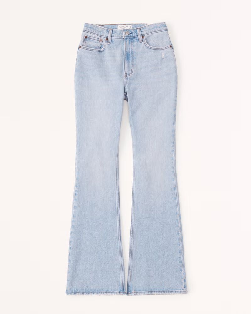 Curve Love Ultra High Rise Vintage Flare Jean | Abercrombie & Fitch (US)