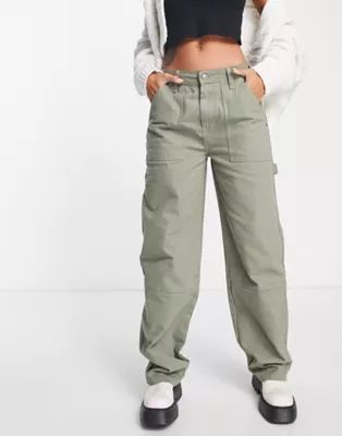 ASOS DESIGN cargo jeans in khaki | ASOS (Global)