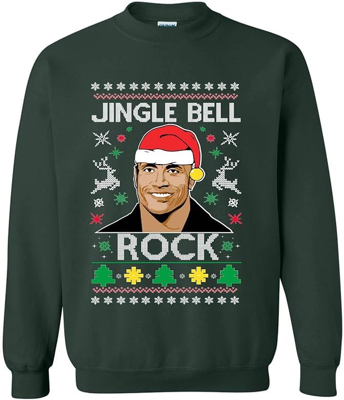 ALLNTRENDS Adult Sweatshirt Jingle Bell Rock Trendy Ugly Christmas Holiday Party | Amazon (US)