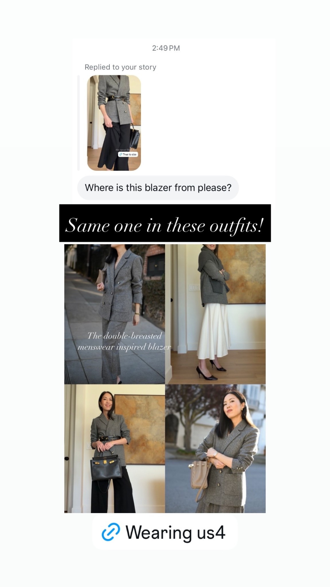 Similar blazers linked here

#greyblazer
#summerworkwear
#casualfriday
#officeoutfit
#classicstyle

#LTKootd #LTKSeasonal #LTKWorkwear