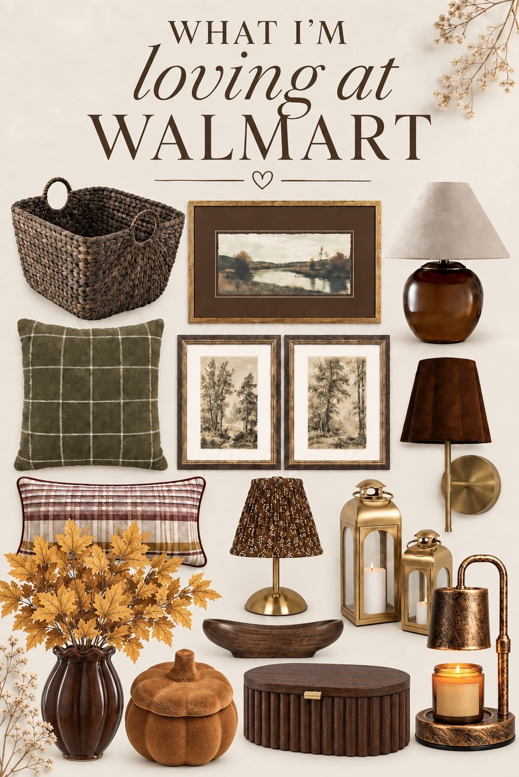 Walmart has so many great fall pieces right now. They are all so affordable and they look so high-end. They have such amazing artwork and home decor! The candle warmer is even on sale! ￼

#LTKHome #LTKSaleAlert #LTKSeasonal