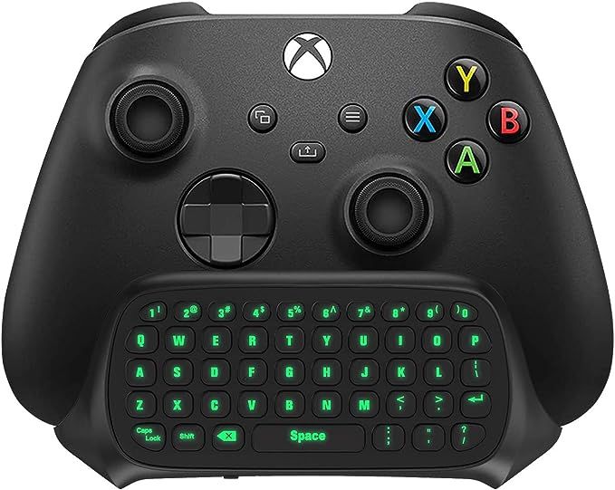 TiMOVO Green Backlight Keyboard for Xbox One, Xbox Series X/S,Wireless Chatpad Message KeyPad wit... | Amazon (US)