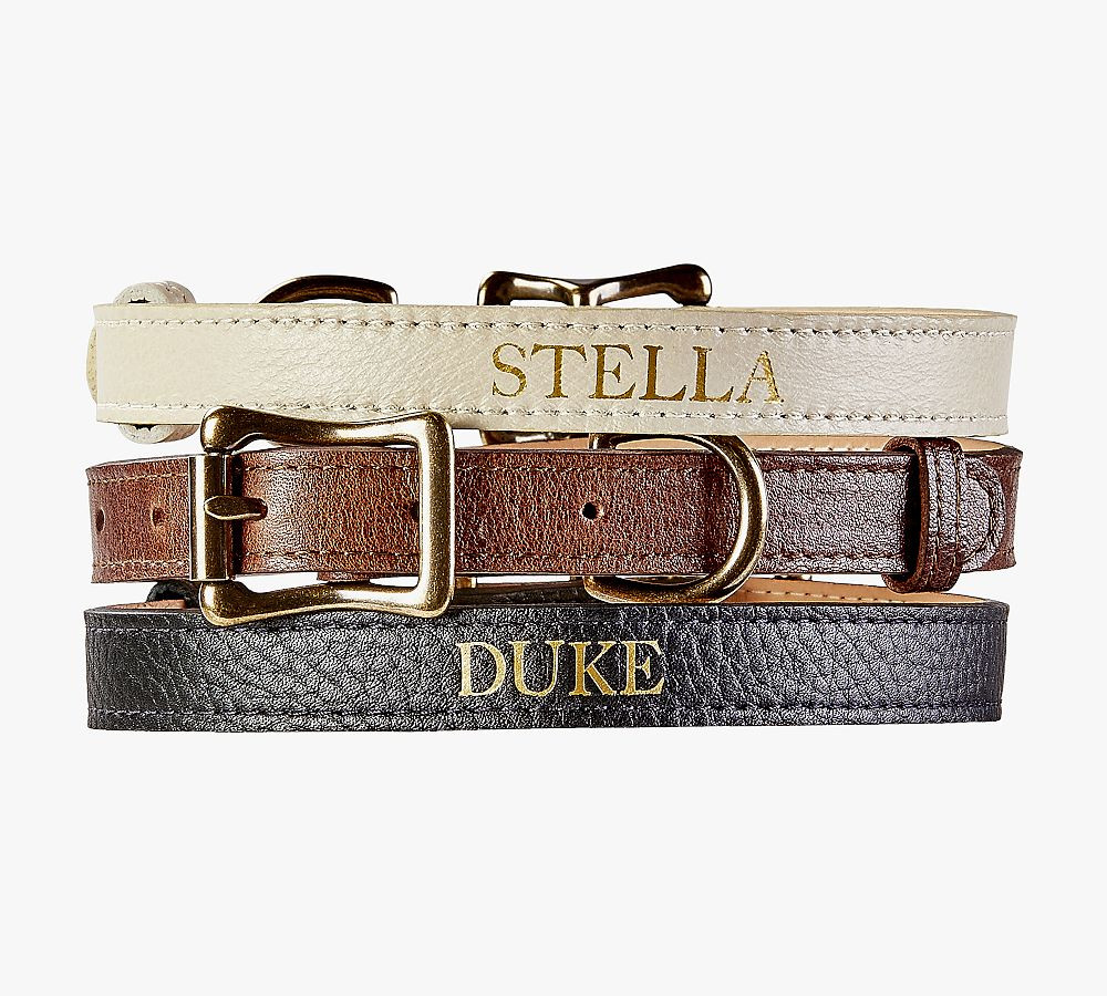 Leather Pet Collar | Pottery Barn (US)