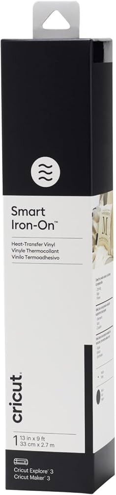 Cricut BLACK SMART VINYL 9FT, 1-Pack | Amazon (US)