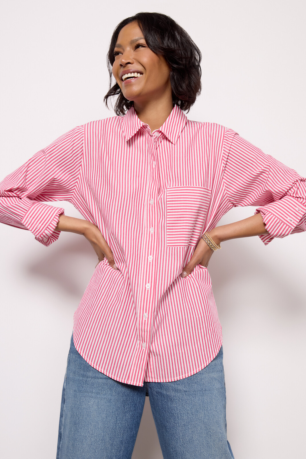 Kath Stripe Shirt | Evereve