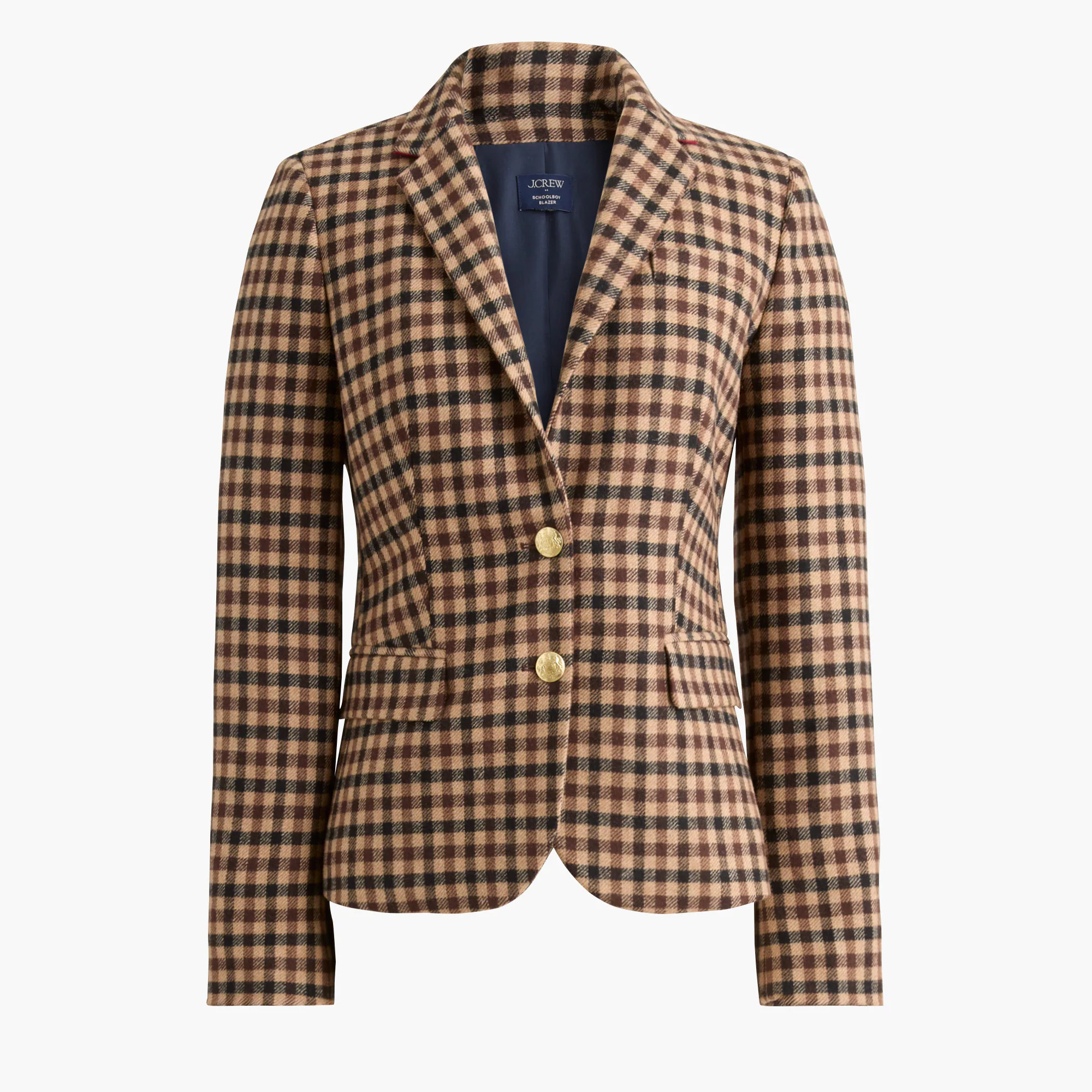 Herringbone wool-blend schoolboy blazer | J.Crew Factory