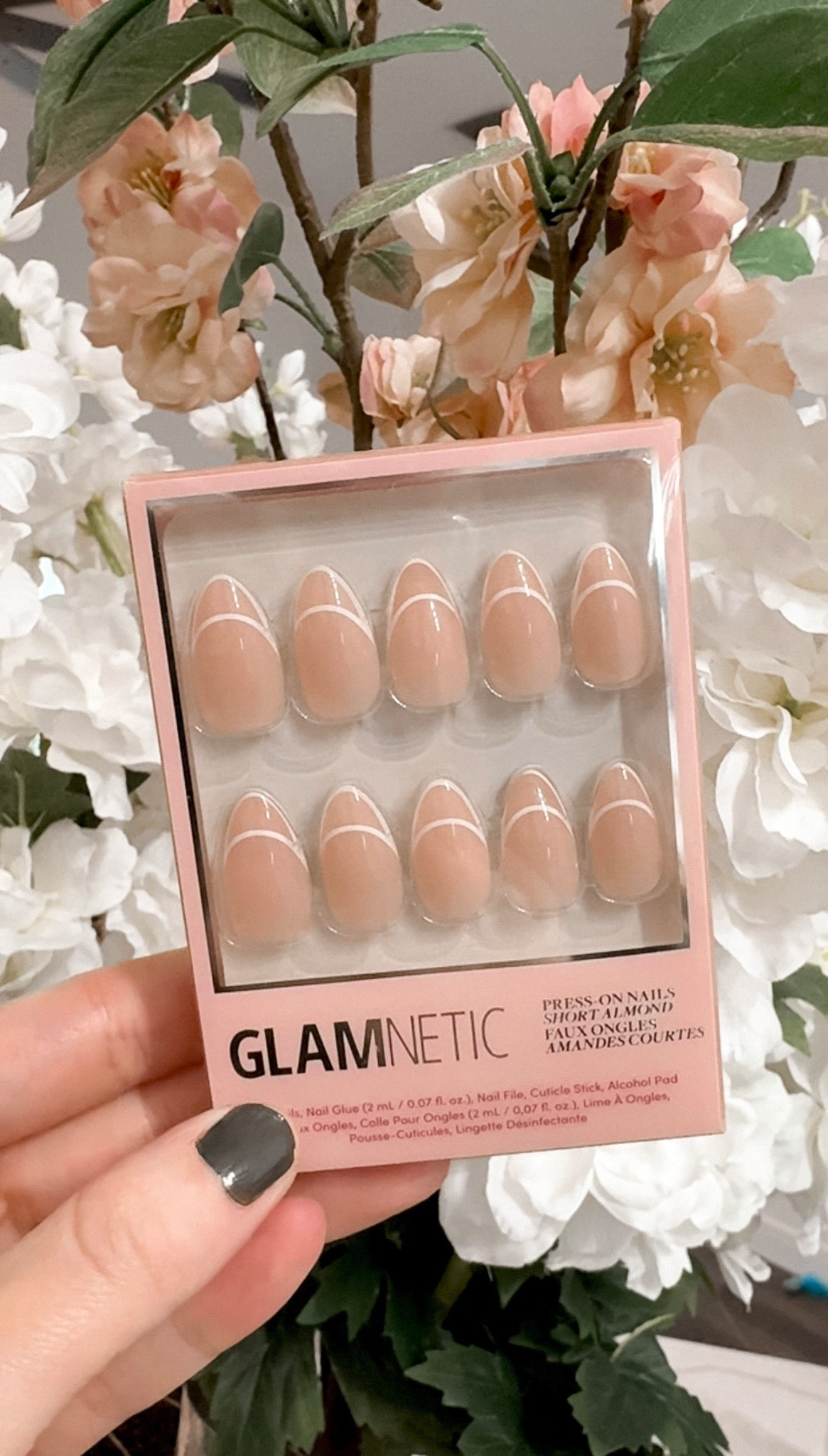 Can you believe I did my own nails? 💅🏻 @glamnetic is now at #Sephora #glamneticsXsephora ✨

💕 Takes 5 min or less to apply
💕 Lasts up to two weeks
💕 1/4 of the price of a salon set
💕 High quality and reusable
💕 On trend designs you’ll love

Run to Sephora and grab your set before they sell out 💖

#LTKBeauty #LTKHoliday #LTKGiftGuide