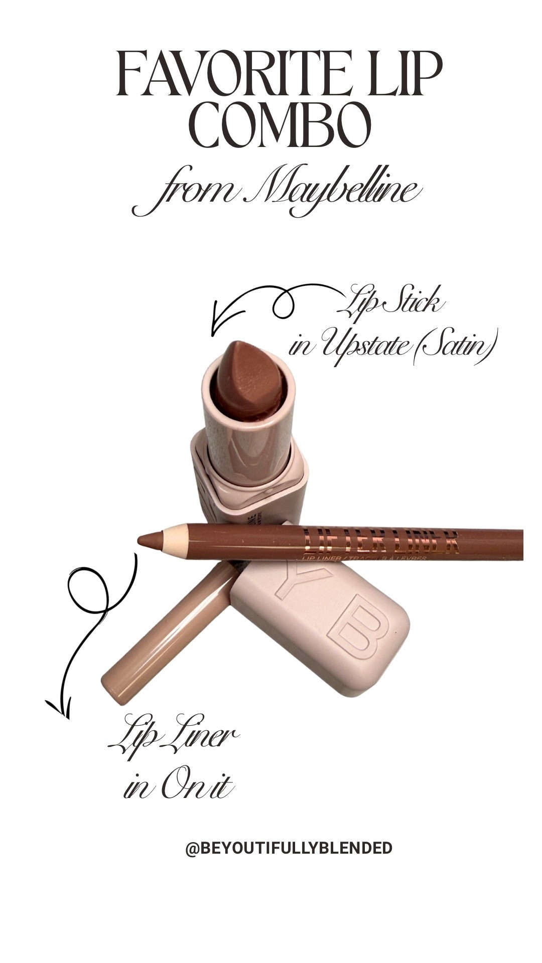 Maybelline Serum Lipstick, Satin Finish, Oil-Blend and Hyaluronic Acid, 101 Upstate, 0.12 oz and the Maybelline Lifter Liner Lip Liner Makeup with Hyaluronic Acid, On It, make the perfect lip combo for spring!! Absolutely my favorite and it feels amazing on! Not drying at all! 

#LTKSeasonal #LTKootd #LTKselfcare