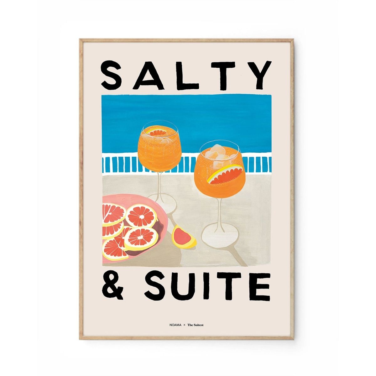 Salty & Suite A4 Art Print | Wolf & Badger (US)