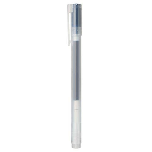 MUJI - 0.5mm Blue Black Smooth Gel Ink Ballpoint Cap Pen (10 pieces) | Amazon (US)