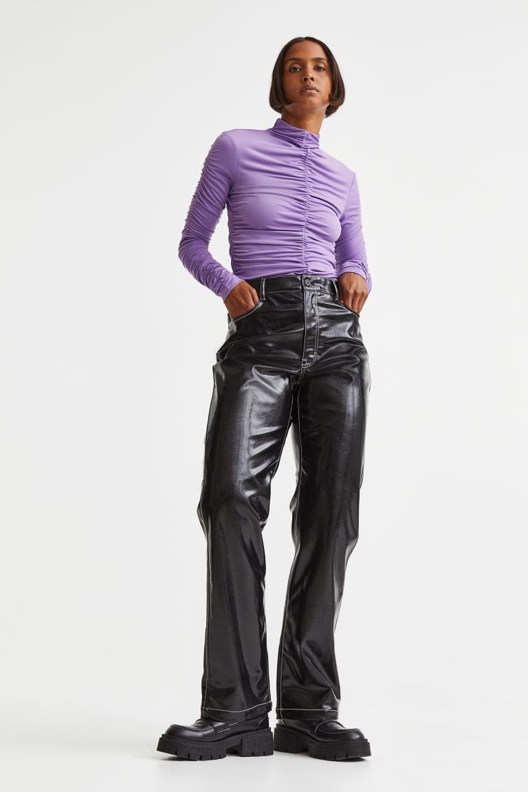 Straight Pants - Black - Ladies | H&M US | H&M (US)