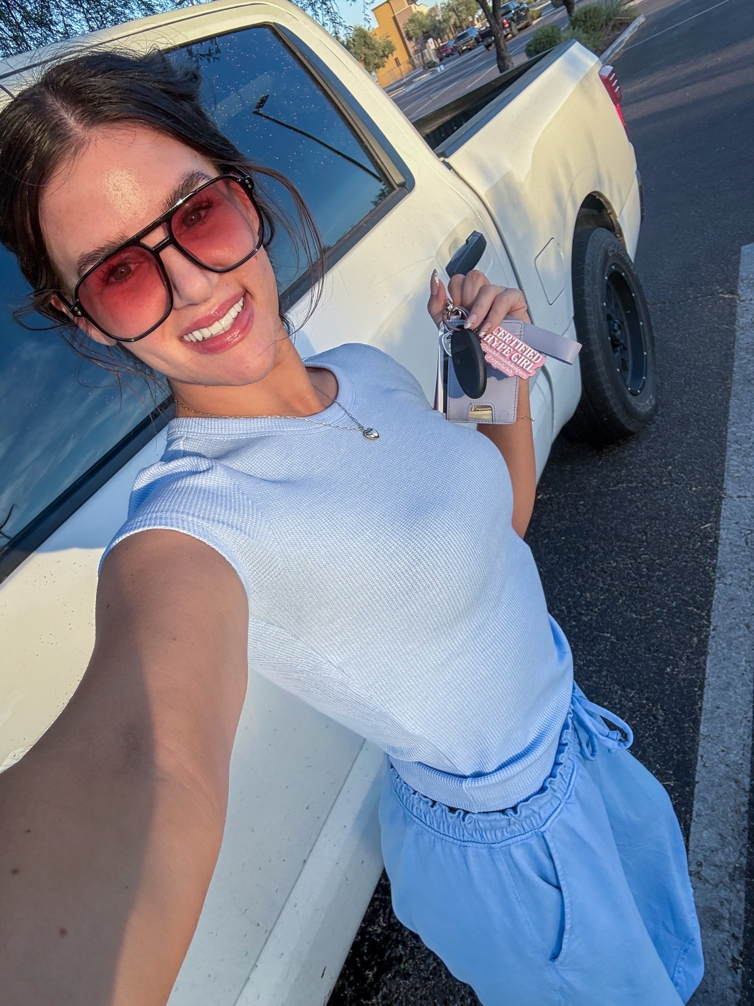 Blue on blue and apparently I have a type 🩵✨ Easy little everyday outfit that still feels put together… and these sunnies are doing most of the work, honestly. 😌

Linking the whole look on LTK 🤍

#LTKStyleTip #LTKFindsUnder50 #CasualStyle #EverydayOutfit #BlueOutfit #MomStyle #ArizonaStyle #OOTD

#LTKootd #LTKSeasonal #LTKPetite